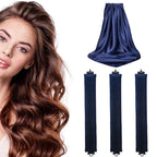 Heatless Hair Curler 27Cm Sleep-Friendly Heatless Curling Wand 3.5 Diameter Large Wave Curling Wand