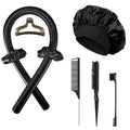 No-Heat Curling Iron Set Night Cap Hair Roller Set Lazy Hair Curlers Headband Hairs Rollers Bristle Brush Hair Styling Tools