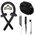No-Heat Curling Iron Set Night Cap Hair Roller Set Lazy Hair Curlers Headband Hairs Rollers Bristle Brush Hair Styling Tools