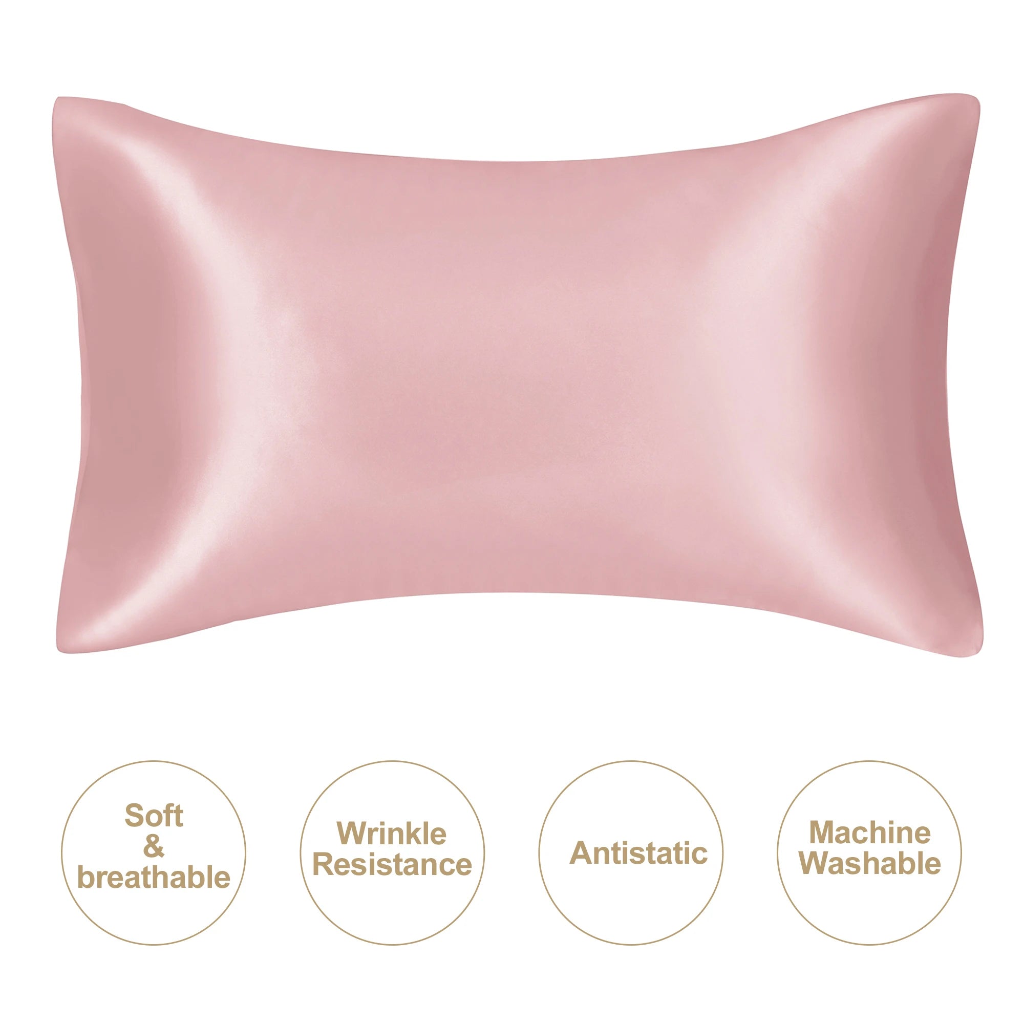 Juwensilk Silky Stain Pillowcase Silky Pillowcase Natural Silk Pillowcase Mulberry Silk Pillow Case Standard Queen K