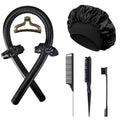 No-Heat Curling Iron Set Night Cap Hair Roller Set Lazy Hair Curlers Headband Hairs Rollers Bristle Brush Hair Styling Tools
