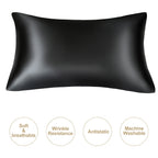 Juwensilk Silky Stain Pillowcase Silky Pillowcase Natural Silk Pillowcase Mulberry Silk Pillow Case Standard Queen K