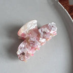 DS 8CM Rhinestone Flower Hair Claws Acetate Claw Clips Sweet Flower Series Crab Hair Clips for Women Girls Hair Accessories