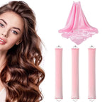 Heatless Hair Curler 27Cm Sleep-Friendly Heatless Curling Wand 3.5 Diameter Large Wave Curling Wand