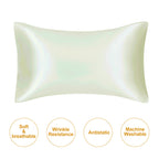 Juwensilk Silky Stain Pillowcase Silky Pillowcase Natural Silk Pillowcase Mulberry Silk Pillow Case Standard Queen K